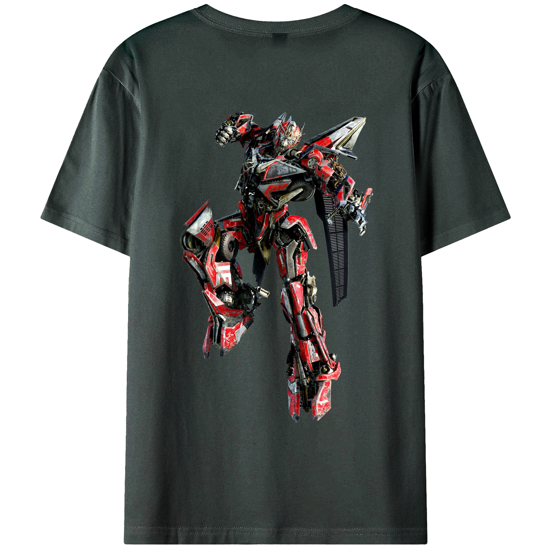 （画像用）  綿100％ メンズ半袖Tシャツ（バックプリント） 通気性